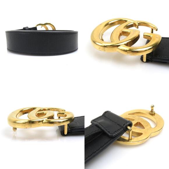 Gucci GG Marmont Leather Belt, Black, Unisex, 414516 r10912j - Picture 3 of 5